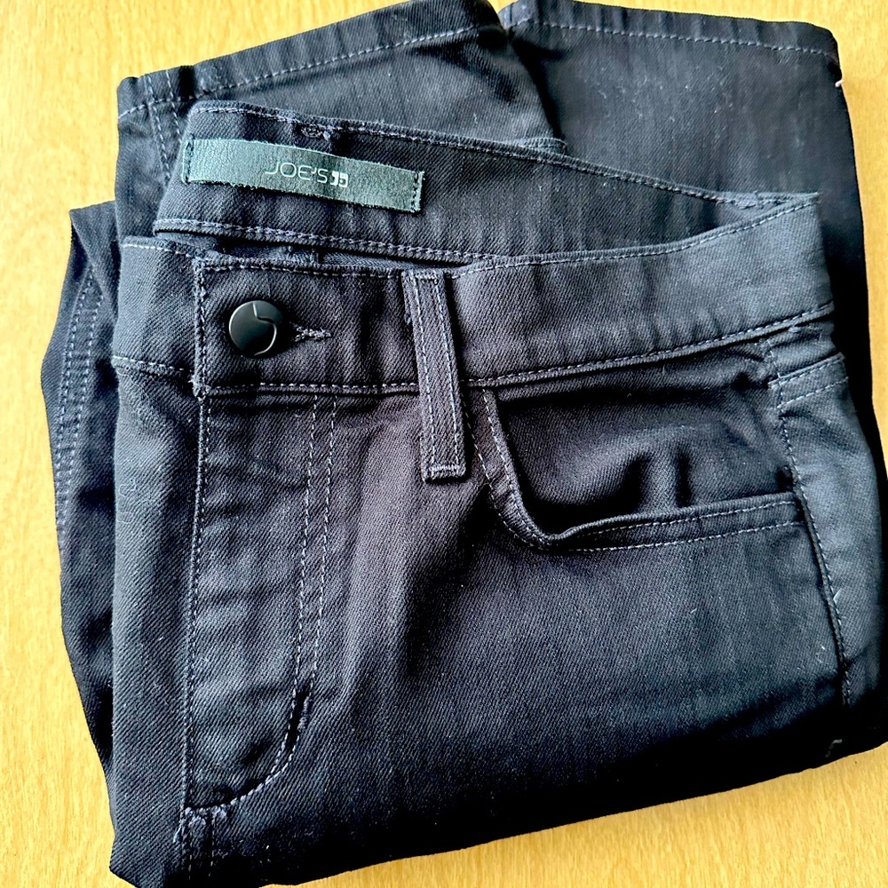 Joe’s Jeans Black Straight Ankle sz 28